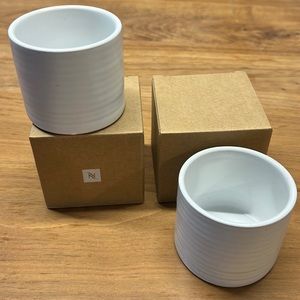 Nespresso Set of 2 Candle Holders